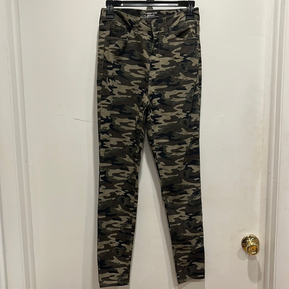 NOBO Camo High Rise Skinny Jeans